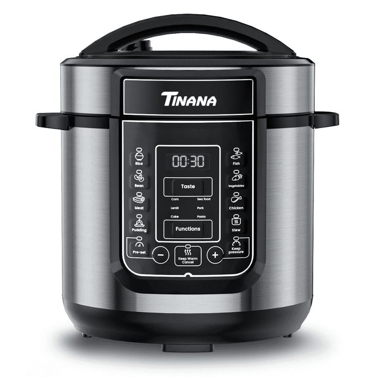 TINANA 6-Quart 9-in-1 Electric Pressure Cooker photo 1