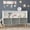 White + Gray, variant on Bellemave Modern Bookcase with 3 Collapsible Fabric Drawers Freestanding Toy Storage Cabinet  Wooden Book shelves Display Rack with Shelves and Drawers, (White + Pink)