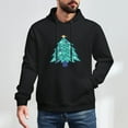 thumbnail image 5 of Men Women Fleece Lined Christmas Tree Snowman Reindeer Sweatshirt Crewneck Long Sleeve Pullover Top Casual Fall Clothes  Workout Shirt, 5 of 8