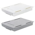 thumbnail image 1 of Shisuyan Boîte de Rangement pour sous la Table 2 Pcs 8.7x4.3x1.4In, 1 of 8