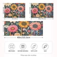 thumbnail image 2 of Yayeee Pillowcase King Size Set of 2 Satin Wrinkle Resistant Pillow Case, Large Colorful Flowers, 2 of 7