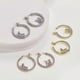 thumbnail image 5 of 14k Gold Angel Devil Hoop Mismatched Earrings For Women Girls Jewelry Gifts 925 Sterling Silver Post, 5 of 5