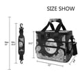 thumbnail image 3 of FORMRS Insulated Cooler Bag 24 Cans Capacity Soft Leakproof Lunch Box with Side Pockets, Black Moon, 3 of 7