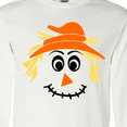 thumbnail image 4 of Inktastic Halloween Scarecrow Male Face Long Sleeve T-Shirt, 4 of 5