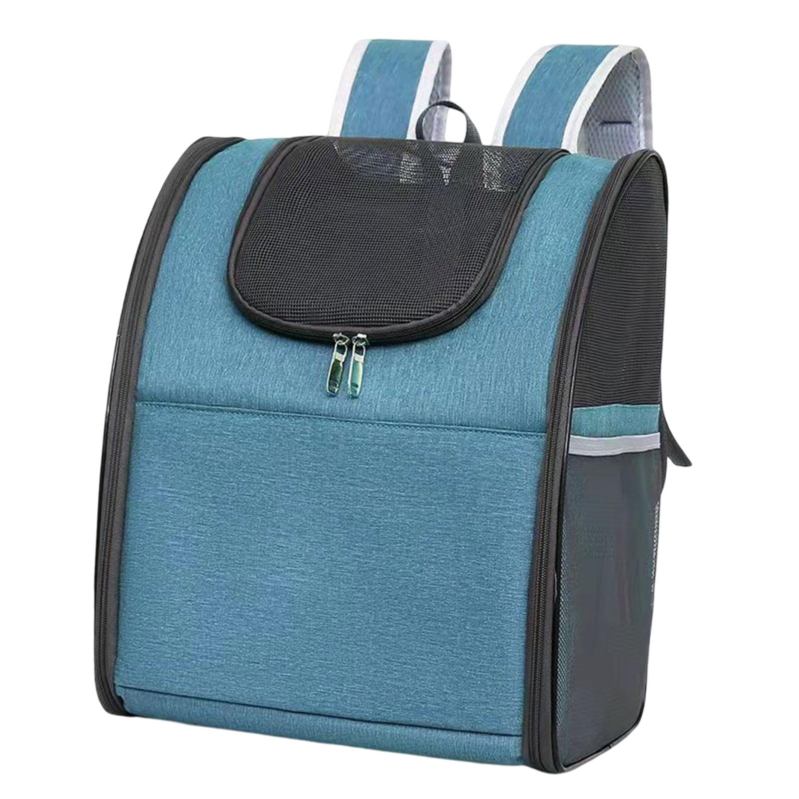 Fzaqwen Pet Carrier Backpack Travel Bag for Small Dogs Cats Carrier Backpacks for Animal Blue