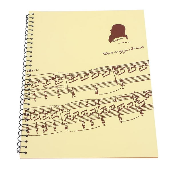 Cuaderno, cuaderno de notación musical de 50 páginas, cuaderno de notas, diseñado a medida