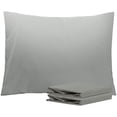 thumbnail image 3 of NTBAY Juego de 2 fundas de almohada estándar, 100% microfibra cepillada de 1800 hilos, súper suaves y acogedoras, resistentes a las arrugas, a la decoloración y a las manchas con cierre de sobre, fund, 3 of 4