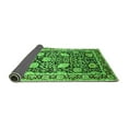 thumbnail image 2 of Ahgly Company Indoor Round Oriental Green Industrial Area Rugs, 6' Round, 2 of 4