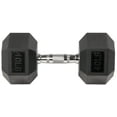 thumbnail image 4 of BalanceFrom&nbsp;Rubber Encased Hex Dumbbells, 40lbs Pair, 4 of 6