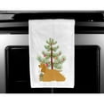 thumbnail image 3 of Cocker Spaniel Merry Christmas Tree White Kitchen Towel Set of 2 Dish Towels, 3 of 3