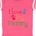 thumbnail image 4 of Inktastic I Love My Mommy Handprints Boys or Girls Baby Bodysuit, 4 of 5