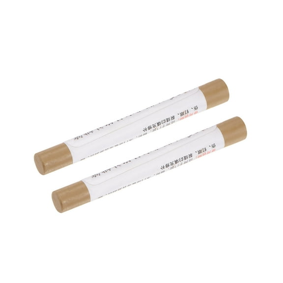 Uxcell Wood Wax Filler Stick, Furniture Repairing Crayon Touch Up Pen 2 Packs, Warm French Beige