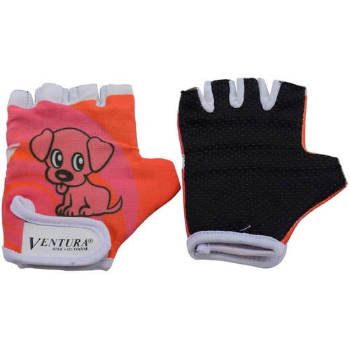 Ventura Children's Bike Gloves, XS, Pink