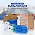 thumbnail image 5 of NewYork Cables Cat5e Plenum CCA 1000ft Bulk Ethernet Network Lan Cable UTP 4 Pairs 1 GBit/s 350MHz 24AWG Blue, 5 of 5