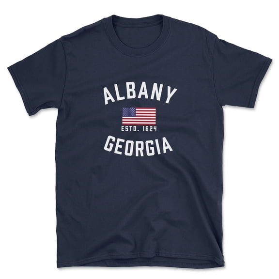 Albany Georgia Patriot Men's Cotton T-Shirt