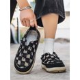 thumbnail image 5 of Men's Distressed Canvas Slip-On Sneakers, Casual Low-Top Loafers with Thick Cushioned Sole for Everyday Wear and Streetwear, 5 of 10