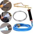 thumbnail image 3 of Tachiuwa Propane Torch Head with Welding Wire Easy to Install Copper Soldering Torch Adjustable Flame for Brazing Cooking Melt Heating 5m Welding Wire, 3 of 9