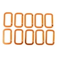 thumbnail image 1 of 10 Piezas Mosquetón de Escalada shamjiam Aleación de Aluminio Naranja, 1 of 5