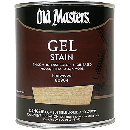 qt Old Masters 80904 Fruitwood Gel Stain Oil-Based Stain