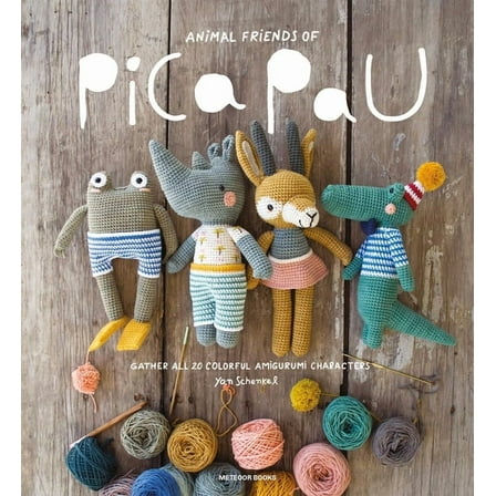 Animal Friends of Pica Pau Animal Friends of Pica Pau: Gather All 20 Colorful Amigurumi Animal Characters, (Paperback)