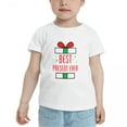 thumbnail image 2 of Best Present Ever Short Sleeve Cute Toddler T-Shirts for Boys Girls (White, Youth L), 2 of 5