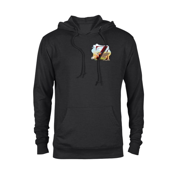 Disney Alphabet Monogram The Lion King Letter Z for Zazu - Pullover Hoodie for Adults - Customized-Black