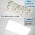 thumbnail image 4 of Green Coastal Fluorescent Light Covers, Eucalyptus Leaves Summer Beach Starfish Rustic Magnetic Light Covers for Ceiling Lights, Fluorescent Ceiling Shade for Classroom Bedroom Office 4x2Ft x 2PCS, 4 of 8