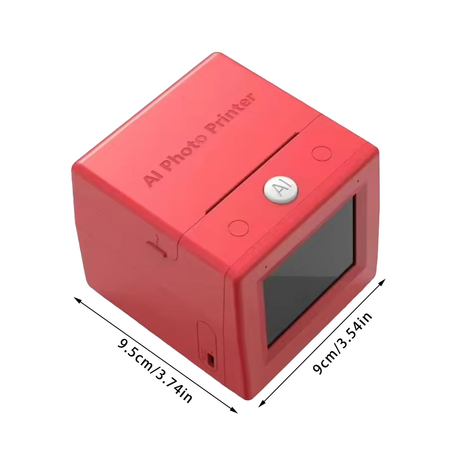 AI Mini Printer with Preview Screen, Voice-Activated Portable Thermal Sticker Printer, Inkless Pocket Printer for Study Notes, Journaling & DIY
