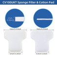 thumbnail image 5 of Replacement Hepa Filter For Shark Cz500ukt Cz2001 Cz500eut Cylinder, 5 of 5