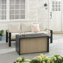 Better Homes & Gardens Ventura 4 Piece Outdoor Furniture Conversation Set with Firepit