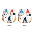 thumbnail image 3 of KLL School Cute Gnomes Pattern Shorts Women,Athletic Shorts High Waisted Running Shorts Pocket Sporty Short Gym Elastic Workout Shorts-Large, 3 of 7