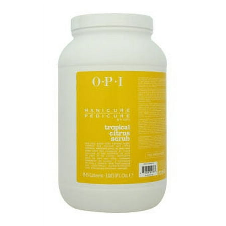 OPI Tropical Citrus Manicure Pedicure Scrub, 120 oz