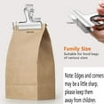 thumbnail image 5 of Chip Bag Clips Large Assorted Sizes Food Bag Clips Plastic Heavy Seal Grip 10 Pack Perfect for Grip Food Bags, 5 of 6