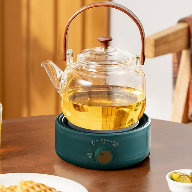 YIMWNYI Flower Tea Kettle Stove, Multi-function Mini Small Stove, Heat Adjustable, Explosion-proof Panel, Perfect for Boiling Water and Cooking Sauces, Compact Portable Cooktop