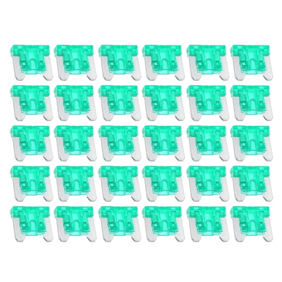 Unique Bargains 30pcs Low Profile Mini Blade Style Fuses 30A Blade Style Fuses for Automotive Car Boat Truck SUV RV