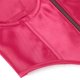 thumbnail image 4 of Faja moldeadora de cintura para mujer, color liso, con cremallera frontal, tubo superior, forma de anillo de acero, tirantes de corsé, camiseta sin mangas, faja de poliéster para mujer, 4 of 8