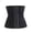Black, variant on Women's Floral Underbust Corset Lace Up Half Waist Cincher Green S