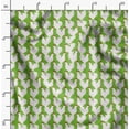 thumbnail image 2 of Soimoi Green Poly Georgette Fabric Hen Bird Print Sewing Fabric Yard 42 Inch Wide, 2 of 6