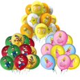 thumbnail image 2 of 10 globos de látex con forma de Mario Bros, decoraciones de cumpleaños, globos redondos con forma de dibujos animados, regalos de fiesta, suministros para fiestas, 2 of 4
