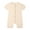 Beige, variant on Boys Romper Jumpsuit Baby Zipper Short Sleeve Sleeper Pajamas Khaki 0-3 Months