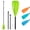 Green, variant on AbahubFit Adjustable SUP Paddle (3-Piece) Lightweight Stand-up Paddle Oars for Paddleboard, Aluminum Alloy Shaft 68" - 84"