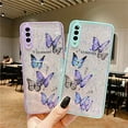 thumbnail image 3 of case for Galaxy S20 FE Case Samsung S20 FE Protective Cover Clear Phone Case for Women Girls Sparkle Glitter Slim Fit Shockproof Soft Rubber TPU Bumper Case for Samsung Galaxy S20 FE 5G 2020 Purple, 3 of 10