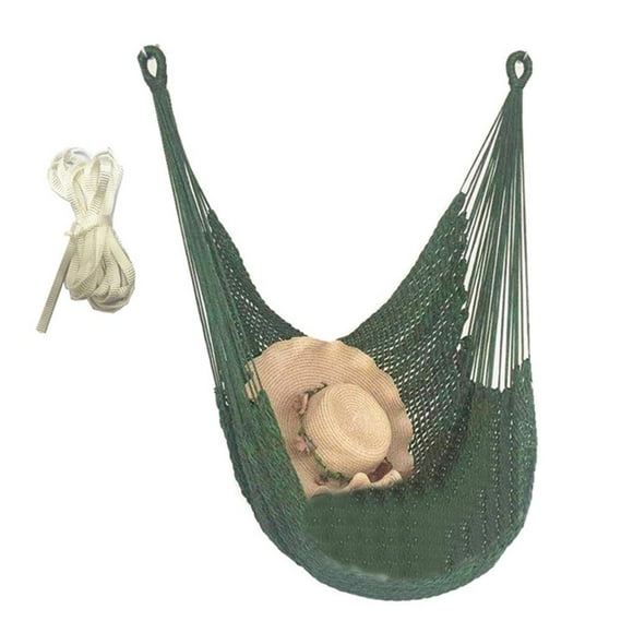spellwife Outdoor Hanging Rope Hammock Chair Swing Seat Single Hammock Chair Hanging Swing Chair for Indoor Outdoor with Strap Storage Bag