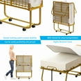 thumbnail image 7 of BALUS Folding Bed with Mattress, 75" x 38" Rollaway Bed Twin Size Bed Frame, Foldable Cot Guest Bed for Adults, Headboard, 7 of 7
