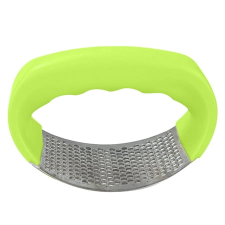 

Huam Garlic Press Food Grade Simple Operation Stainless Steel Garlic Press Rocker for Daily Use