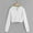 White Womens Sweatshirts/Hoodies, variant on BSDJILFG Cropped Sweatshirts for Women Long Sleeve Raglan Shoulder Hooded Athletic Jackets for Gym Workout Activities