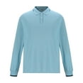 thumbnail image 3 of Jalioing Men's Golf Shirt Casual Breathable Long Sleeve Collared Shirts Fashion Solid Color Athletic Tops, 3 of 6