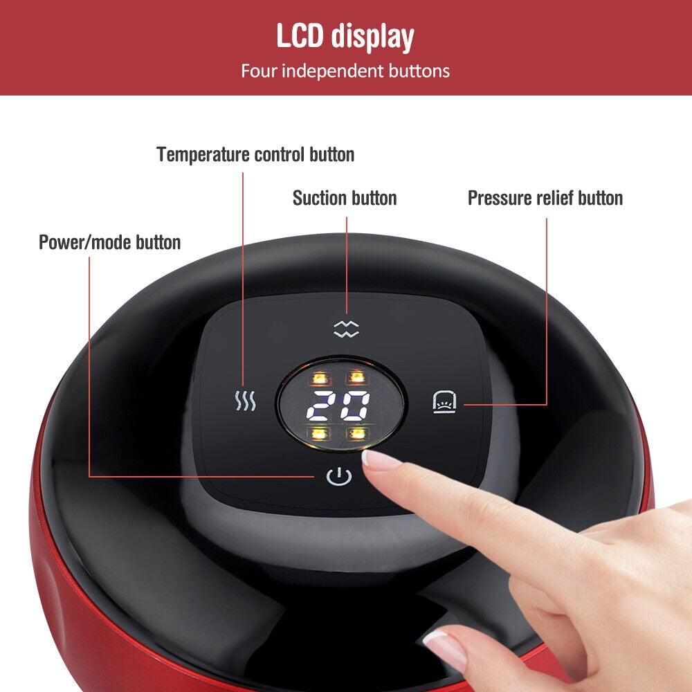 JahyShow Smart Electric Cupping Massage Suction Vacuum Scraping Therapy Machine USB Plug