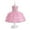 Pink A, variant on KYAIGUO Girl Flower Sequin Tulle Dresses for Toddler Kids Lace Tulle Evening Dresses with Bow Short Birthday Party Outfield Wedding Flower Tutu Ball Gown Dress