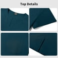 thumbnail image 2 of VIAOLI Medical Scrubs Set for Women - V-Neck Top with Drawstring Scrub Pants for Nurse Uniform, 10 Colors, 2 of 6